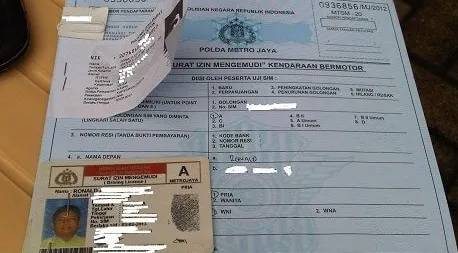 SIM - dokumen persyaratan yang utama