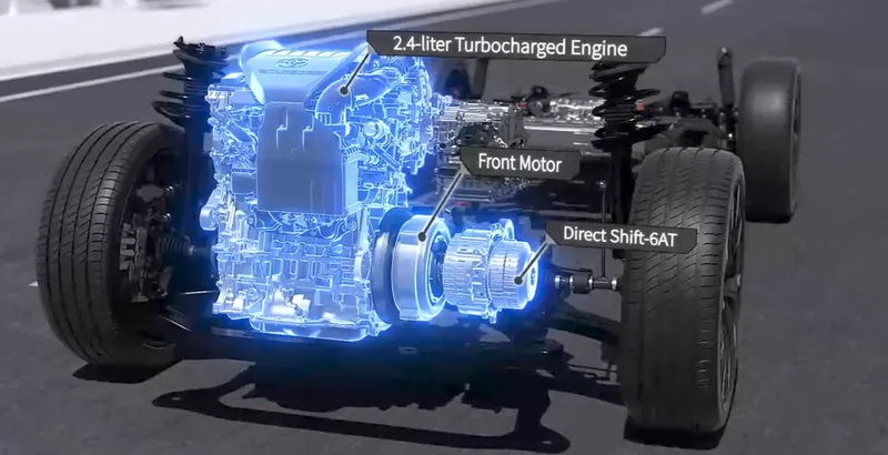 Toyota Alphard - Engine untuk Hybrid